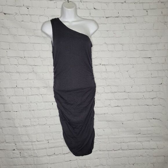Women's Single Strap Ribbed Bodycon Dress Medium - Picture 1 of 6